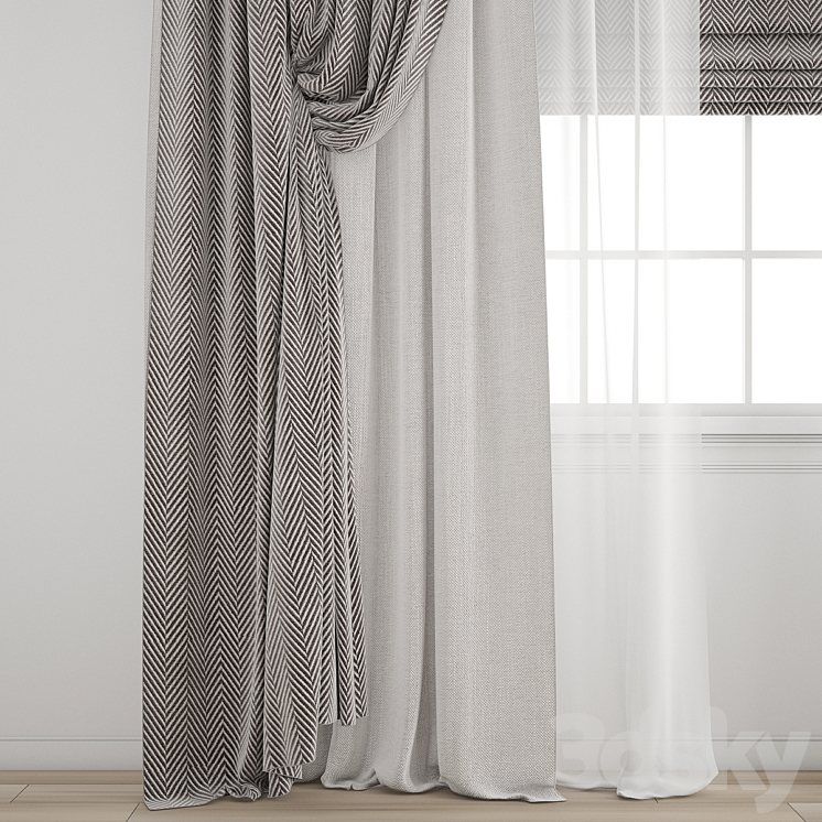 Curtain 562 3D Model