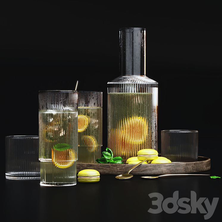 Lemonade Set 3D Model