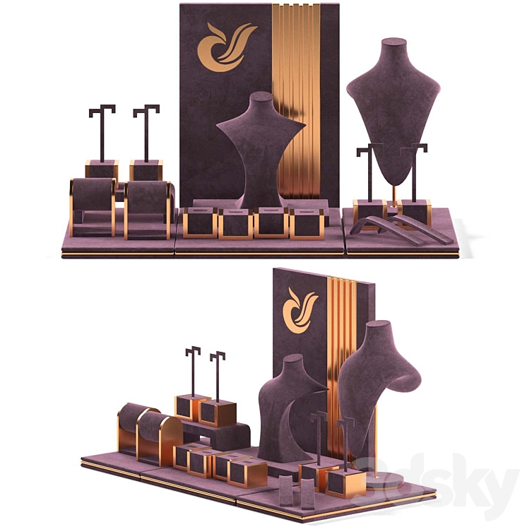 jewelry display Yadao-03 3D Model