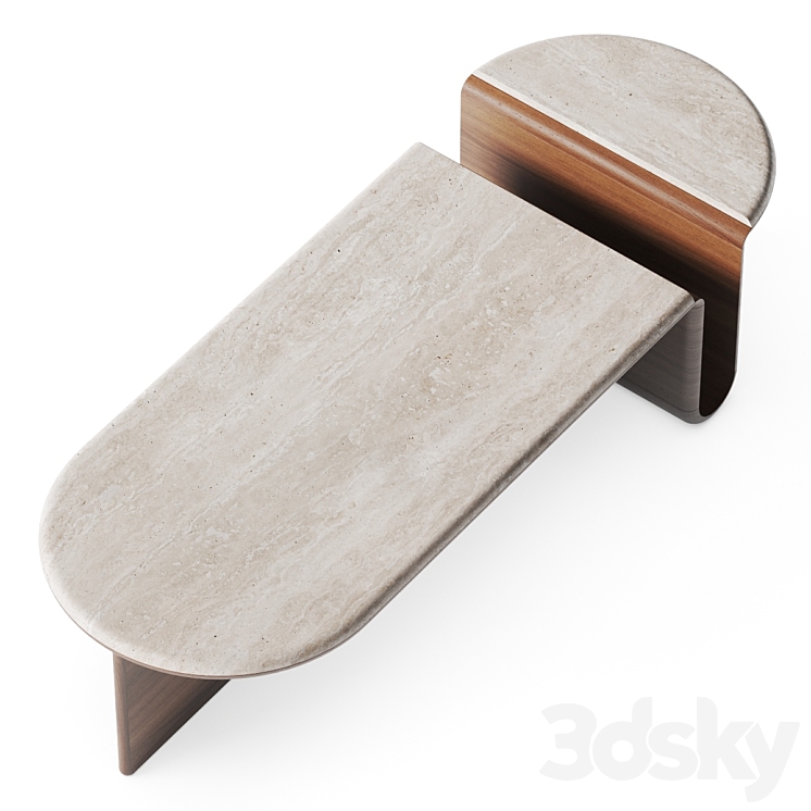 Studio Kali Kanyon Coffee Tables 3DS Max Model - thumbnail 2