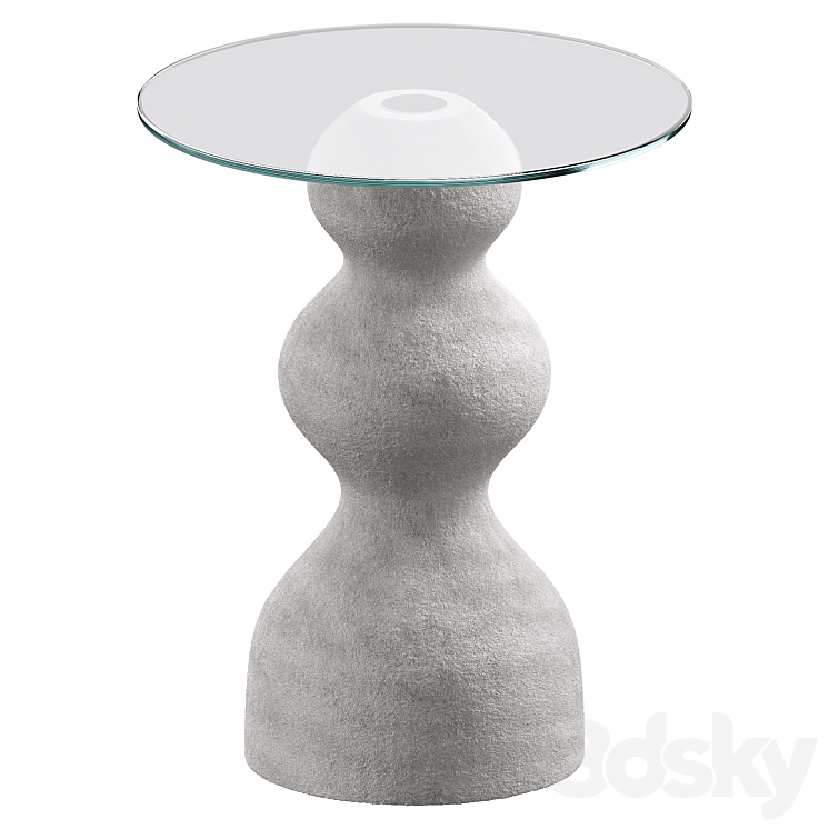 Maia Side Table 3DS Max Model - thumbnail 1