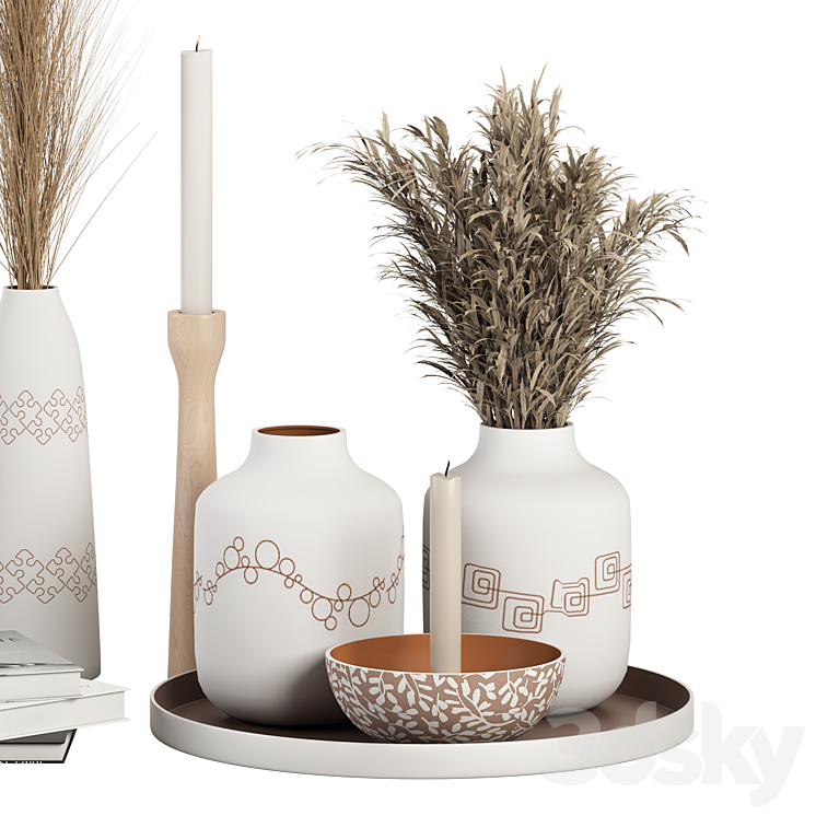 Decorative Set No.21 3D Model
