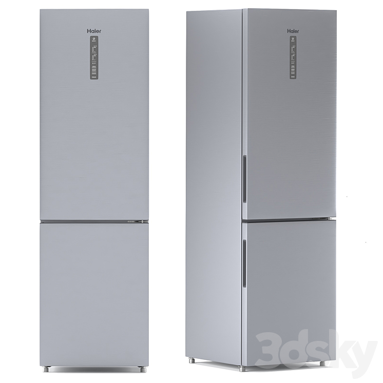 Fridge Haier CEF537ASD - Kitchen appliance - 3D model