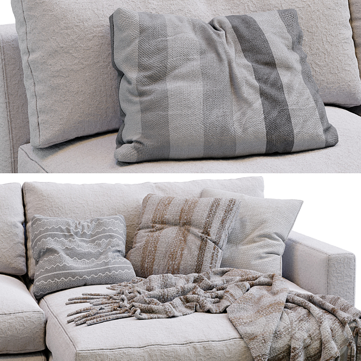 Ferlea Sofa Simple 2 3D Model