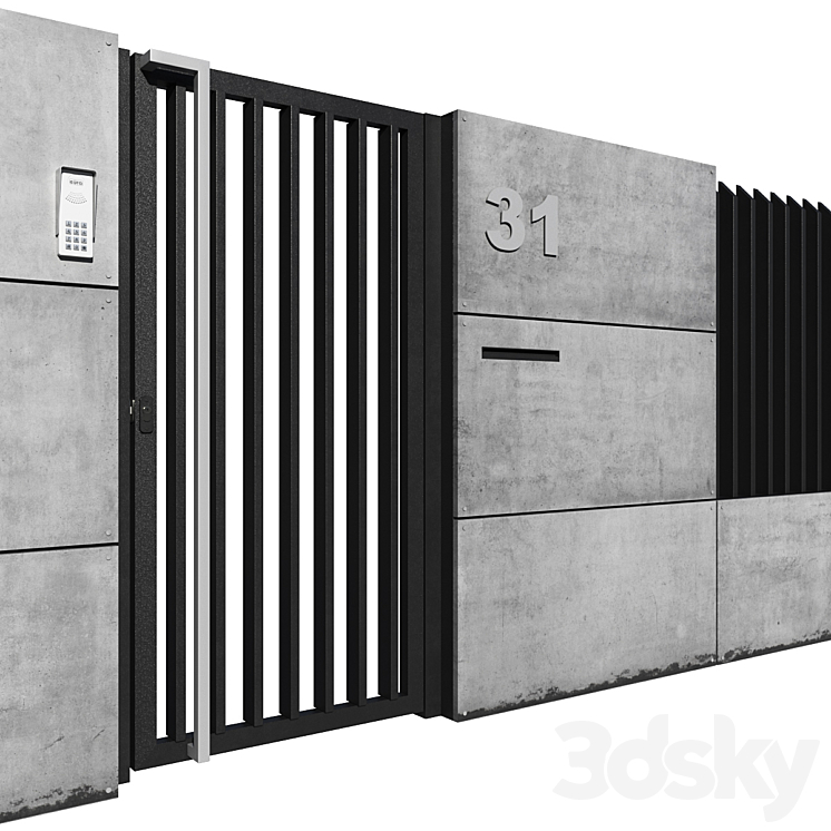 Fence 31 3DS Max - thumbnail 2