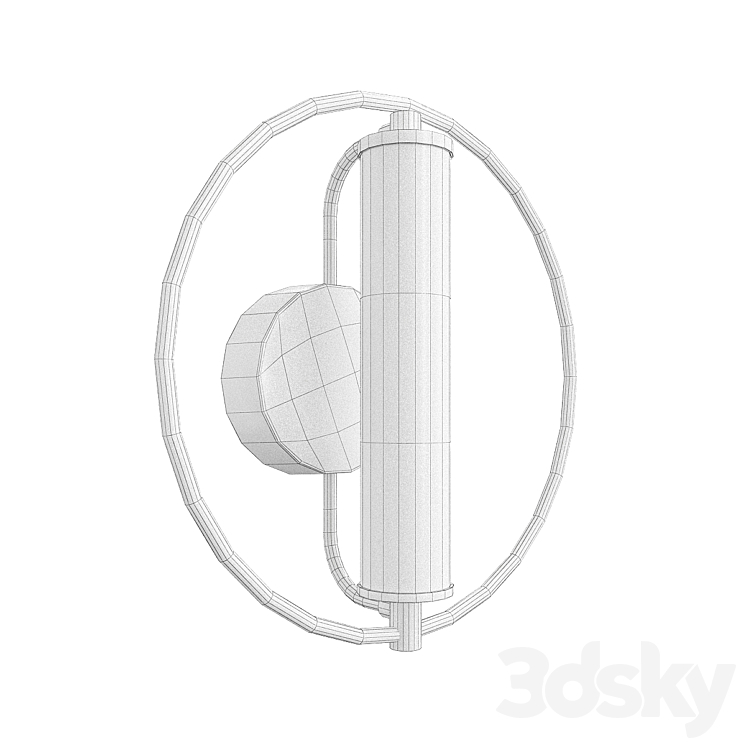 wall lamp design Wall light 3D model
