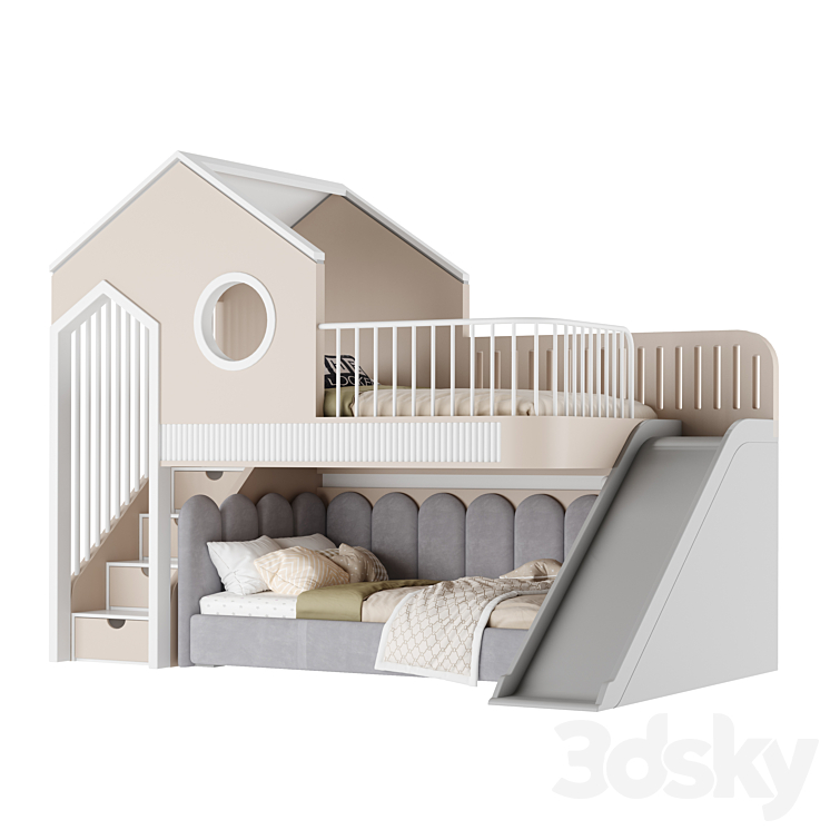 Children's furniture set 18 3D Model