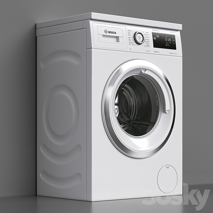BOSCH washing machine and dryer 3DS Max - thumbnail 2