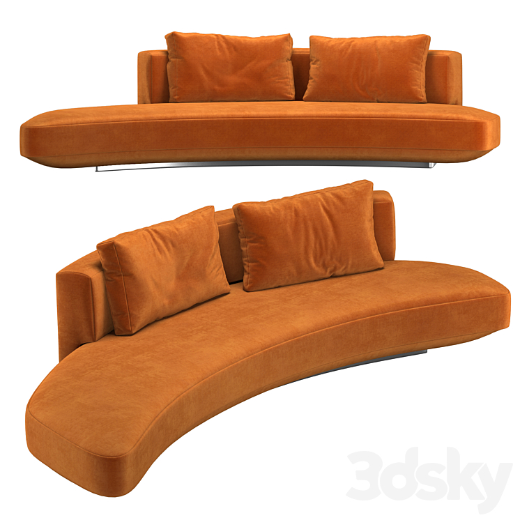 Audrey sofa 3DS Max - thumbnail 1