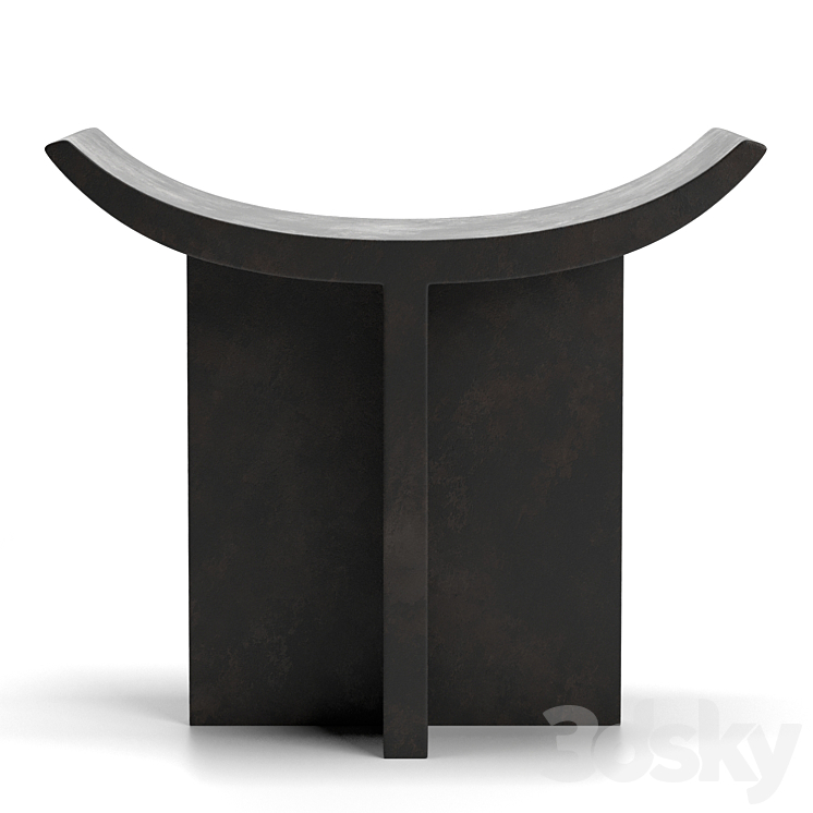 Brutus Stool – Coffee by 101 Copenhagen 3DS Max - thumbnail 2