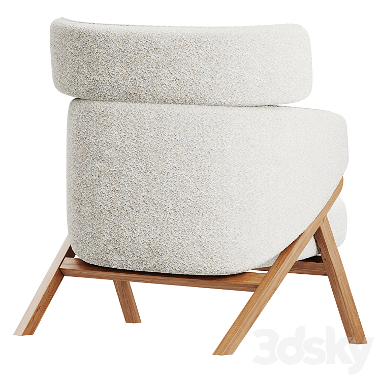 Cordial_StudioF_Armchair 3D Model
