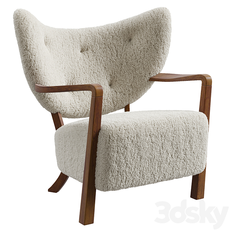 &Tradition Wulff Armchair 3DS Max - thumbnail 1