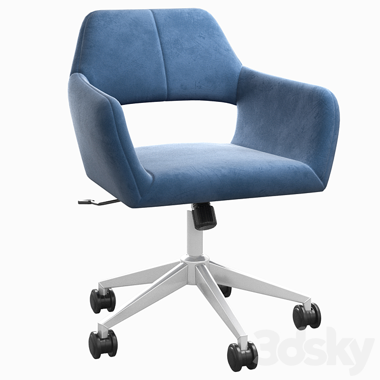 Rose office chair by StoolGroup 3DS Max Model - thumbnail 1