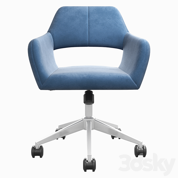 Rose office chair by StoolGroup 3DS Max Model - thumbnail 2