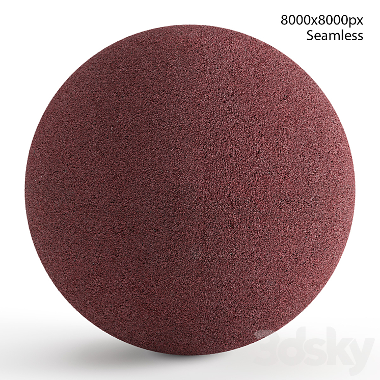 Seamless soft floor material for a playground or sports ground v2 3D Model