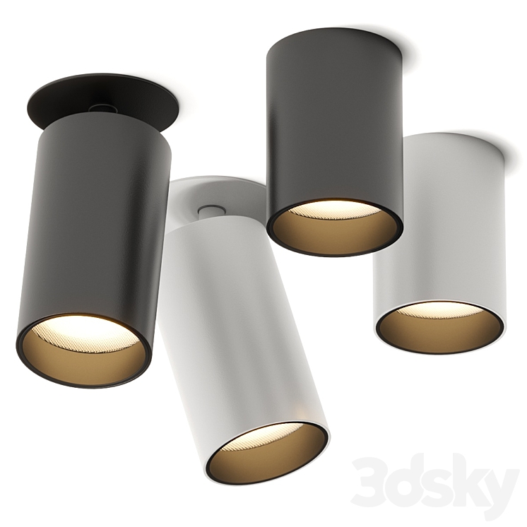 Panzeri Carl Ceiling Lamp 3D Model