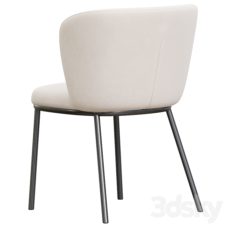 Ciselia chair 3DS Max Model - thumbnail 2
