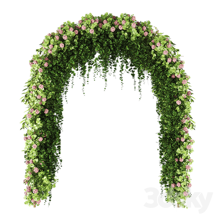 wedding arch 02 3DS Max - thumbnail 1