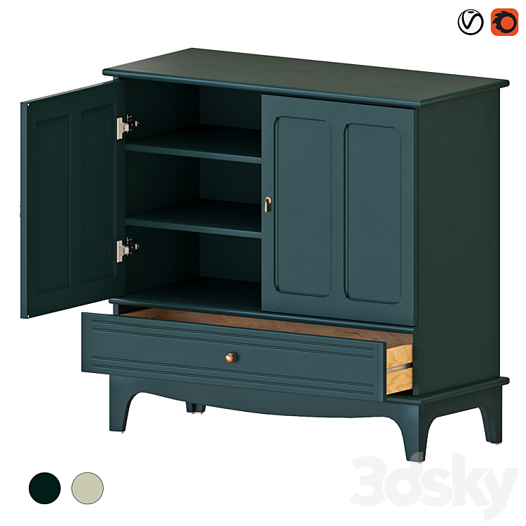IKEA LOMMARP Sideboard & Chest of drawer 3D model
