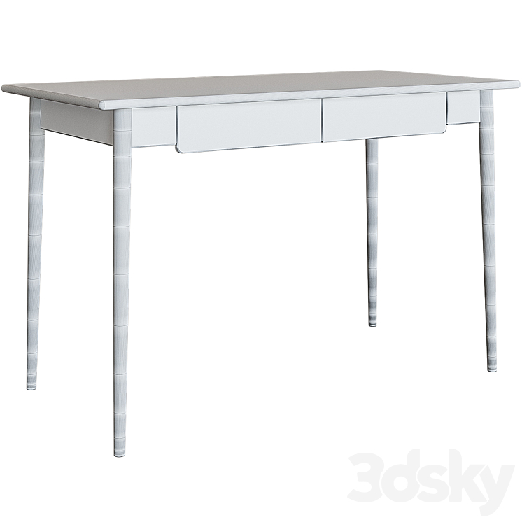 Desk Isa Office Desk Desk 3DS Max Model - thumbnail 2