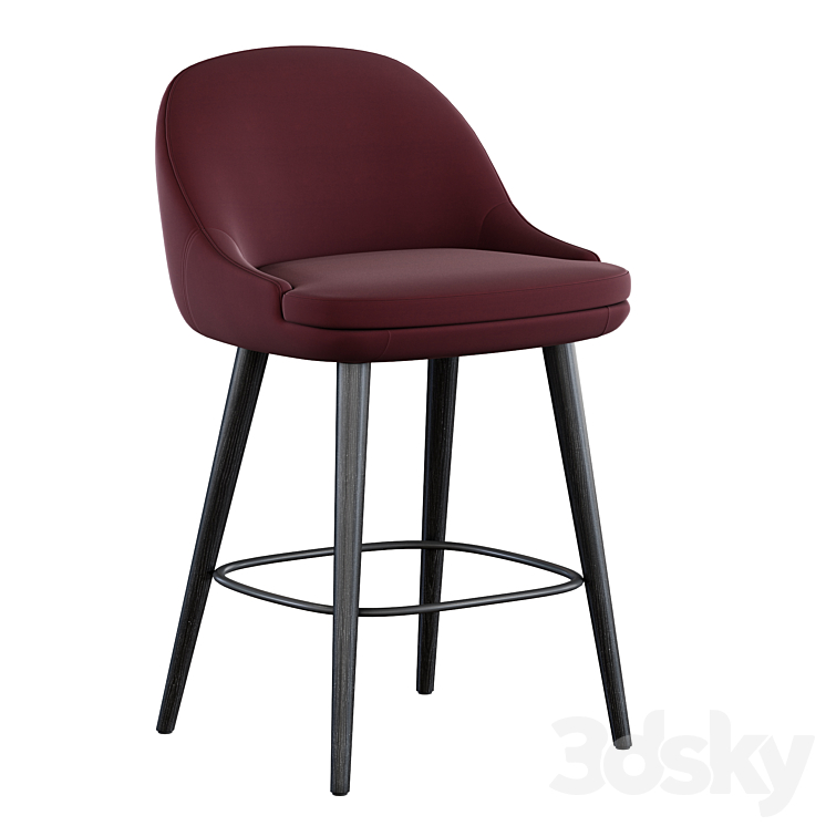Walter Knoll Barstool H700 Chair 3D model