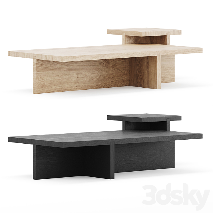 Rudolph Coffee Tables by Serax 3DS Max - thumbnail 1
