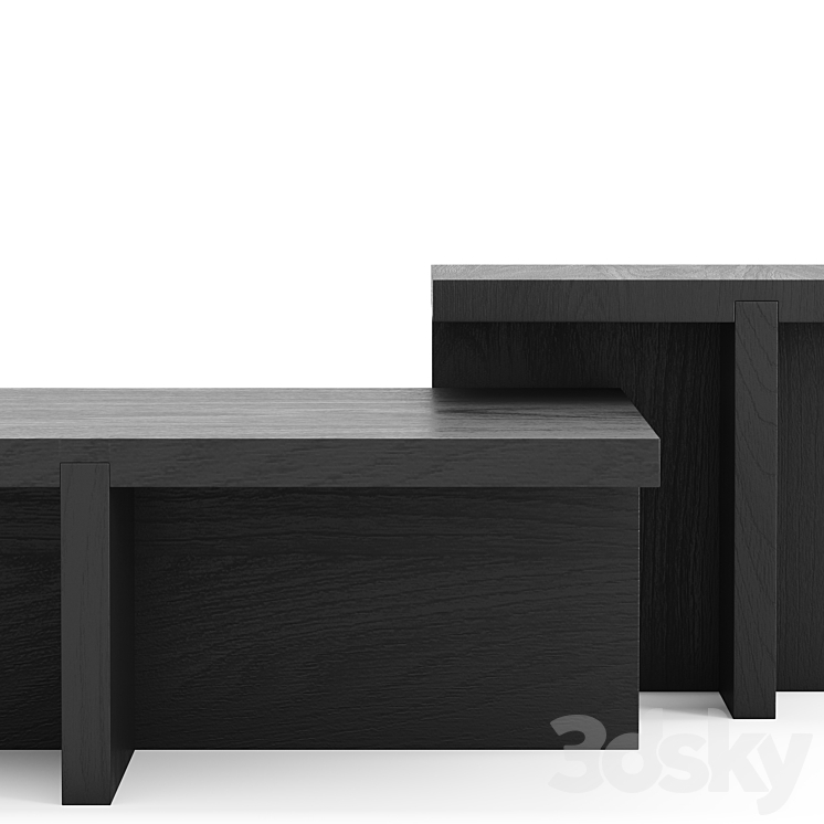 Rudolph Coffee Tables by Serax 3DS Max Model - thumbnail 2