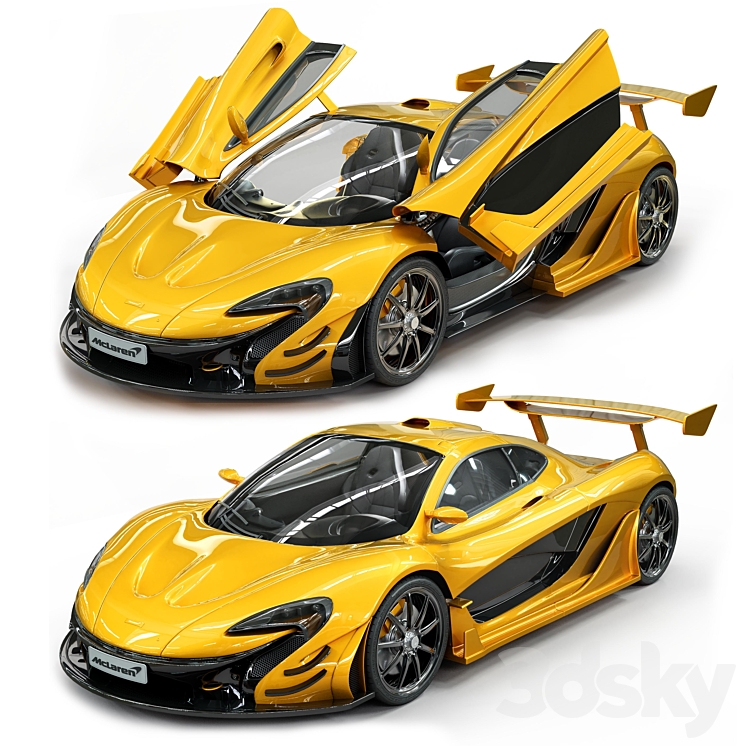 McLaren_P1 3D Model Free