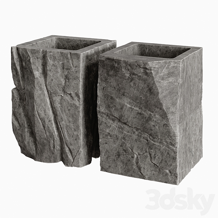 Stone sink 3D Model