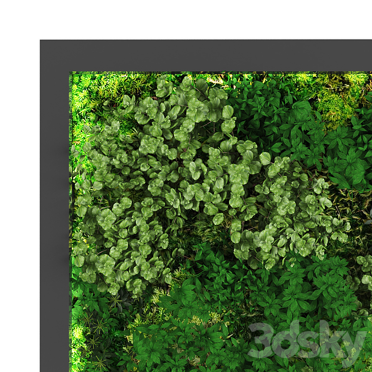 vertical garden178 3DS Max Model - thumbnail 2