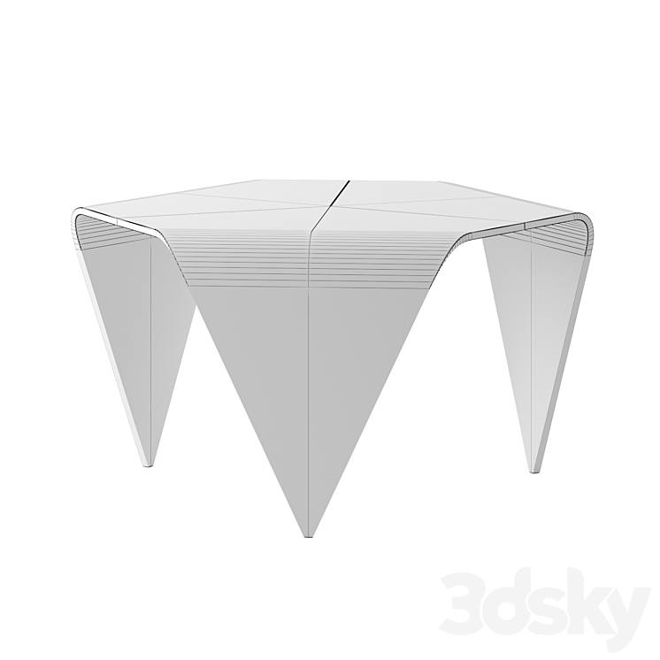 Trienna Table by Artek 3D Model