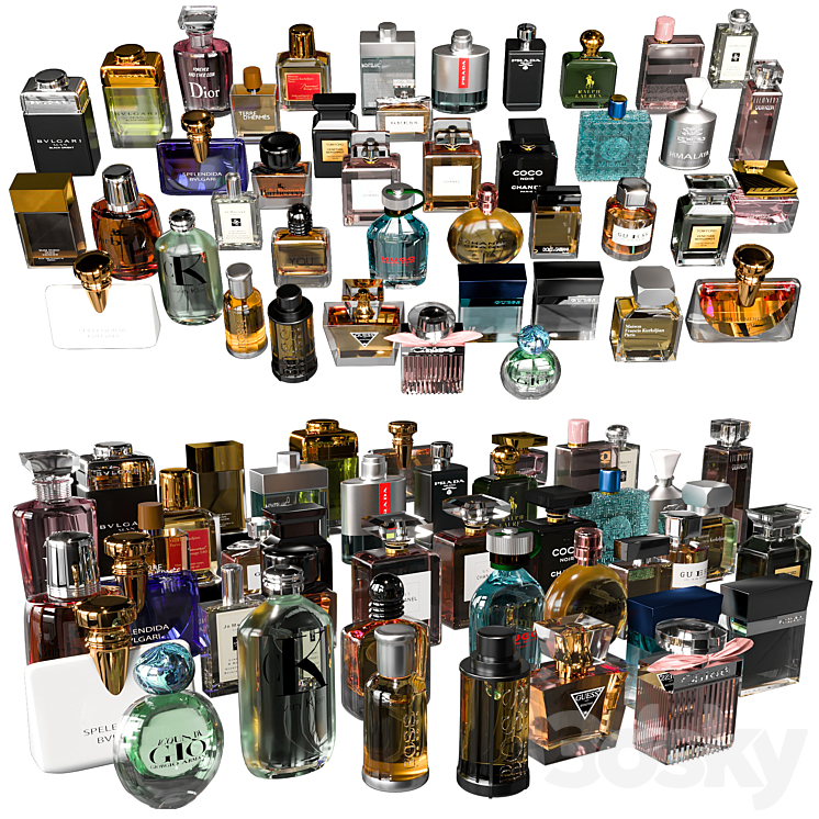 PERFUME COLLECTION 3D Model