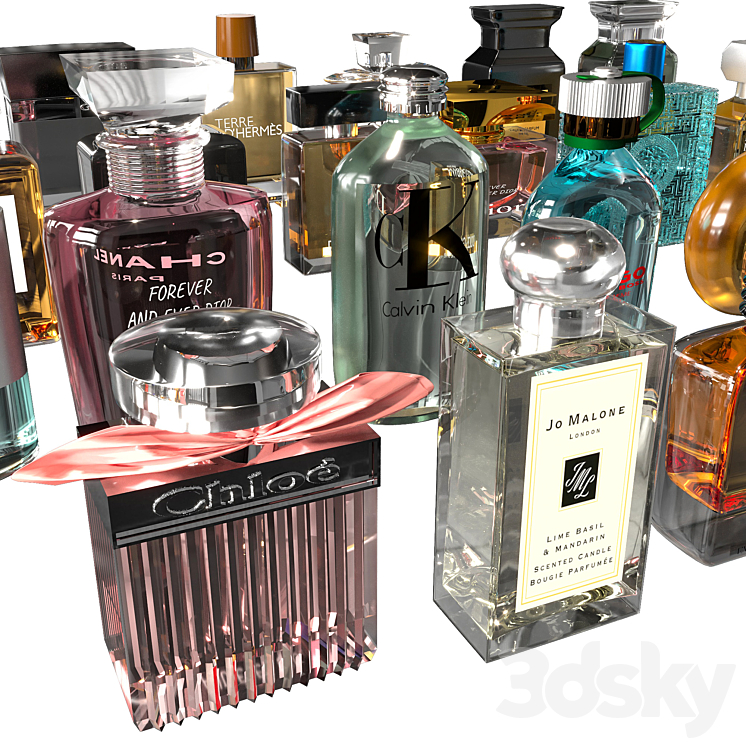 PERFUME COLLECTION 3DS Max Model - thumbnail 2