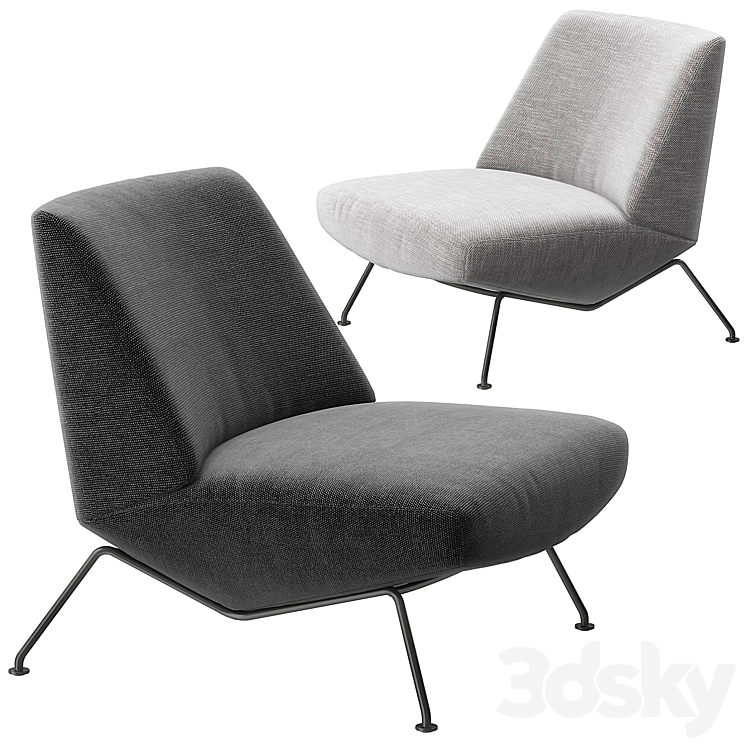 The Sleek armchair by Bonaldo Free Download