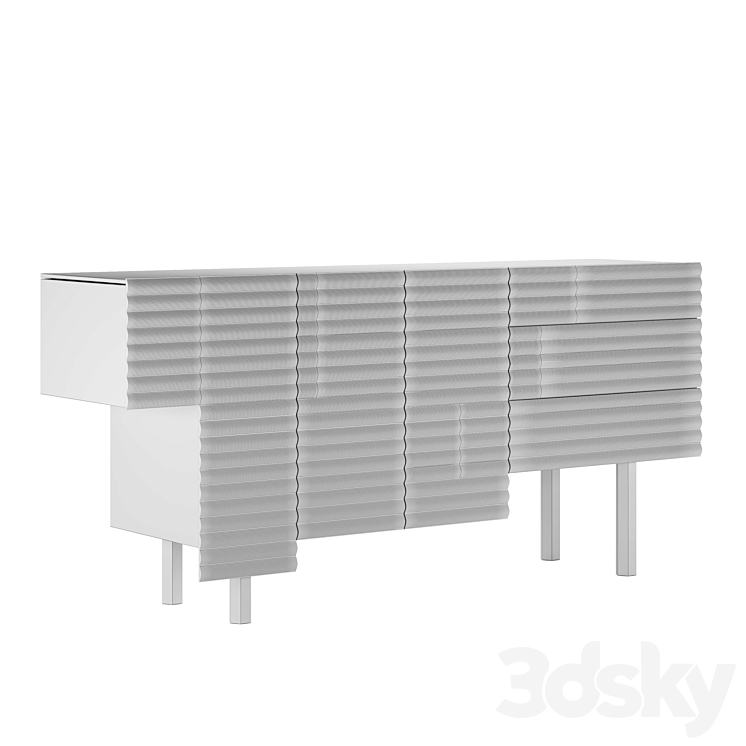 Shanty Sideboard Cabinet by BD Barcelona 3DS Max - thumbnail 2