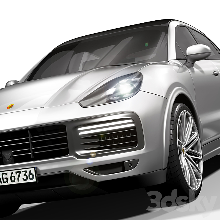 Porsche Cayenne 2022 3D Model Free