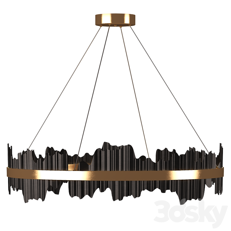 Nera Modern Ring Chandelier 3DS Max - thumbnail 2