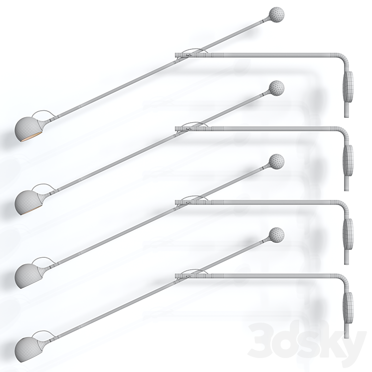 Artemide IXA-Wall L 3D Model