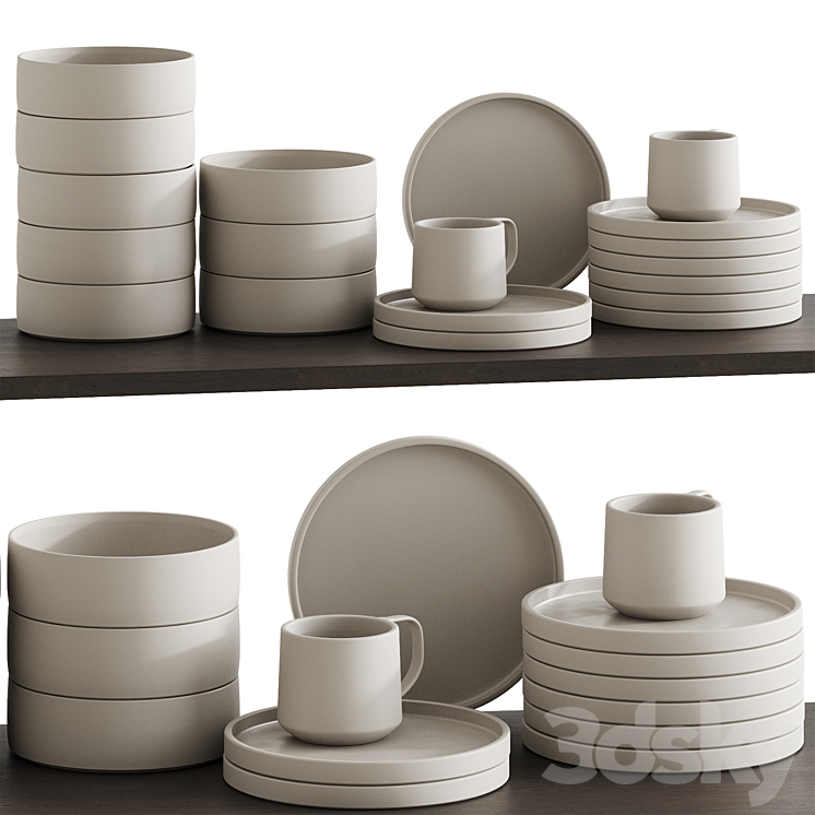 Tableware 03 3D Model