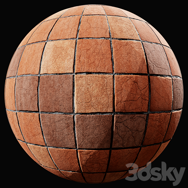 Brick05_2K Texture 3D Model