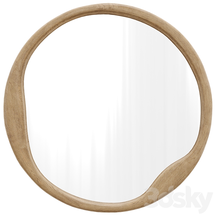 3DS MAX Round wall mirror Alora Round Wall Mirror by Pottery Barn 3DS Max