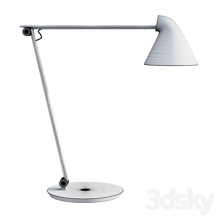 LOUIS POULSEN NJP BUREAULAMP table lamp lamp 3D Model