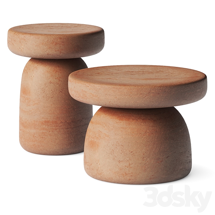 Miniforms Tototo Coffee Tables 3DS Max - thumbnail 1
