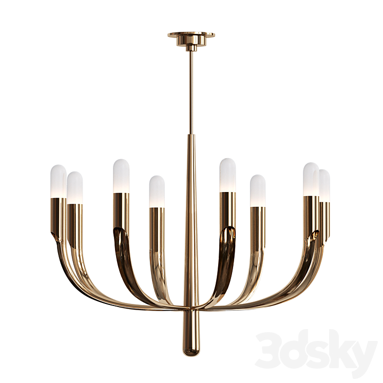 Verso Large Chandelier 3DS Max Model - thumbnail 1