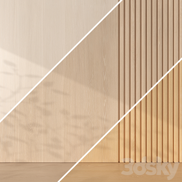 Oak texture 002 3D Model