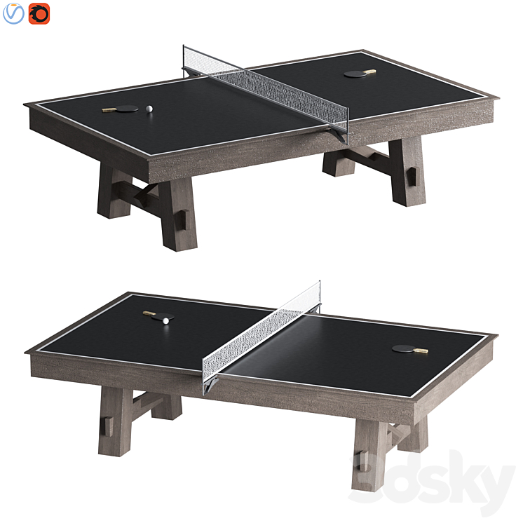 Tabletop Tennis Conversion Kit Sports 3D model