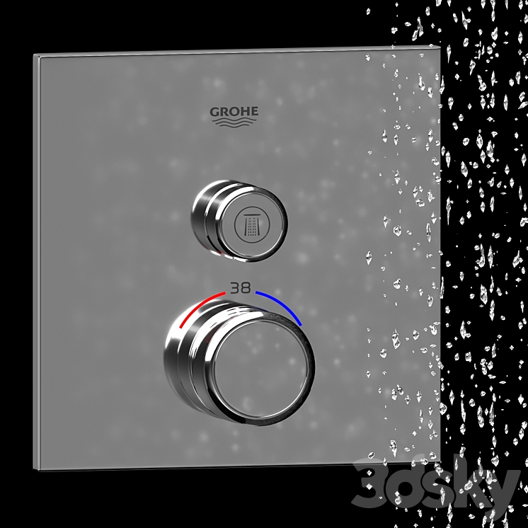 Grohe Shower Faucet 3D model