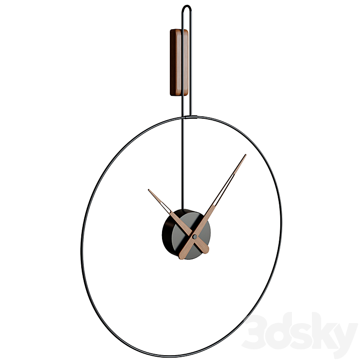 Wall Clock MICRO DARO Clock 3D Model Free