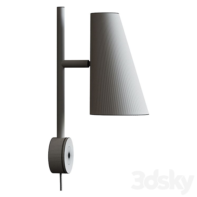 Sconce WOUD CONO WANDLAMP wall light 3D Model Free
