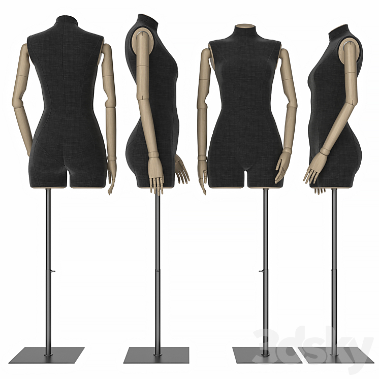 female mannequin 3D Model